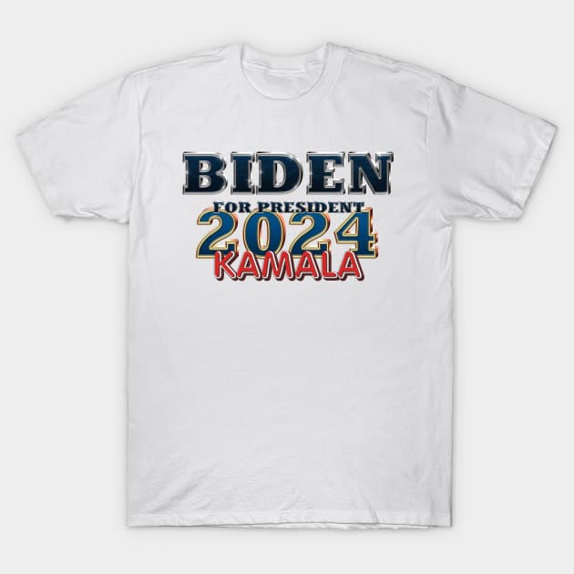 Biden 2024 T-Shirt by teepossible